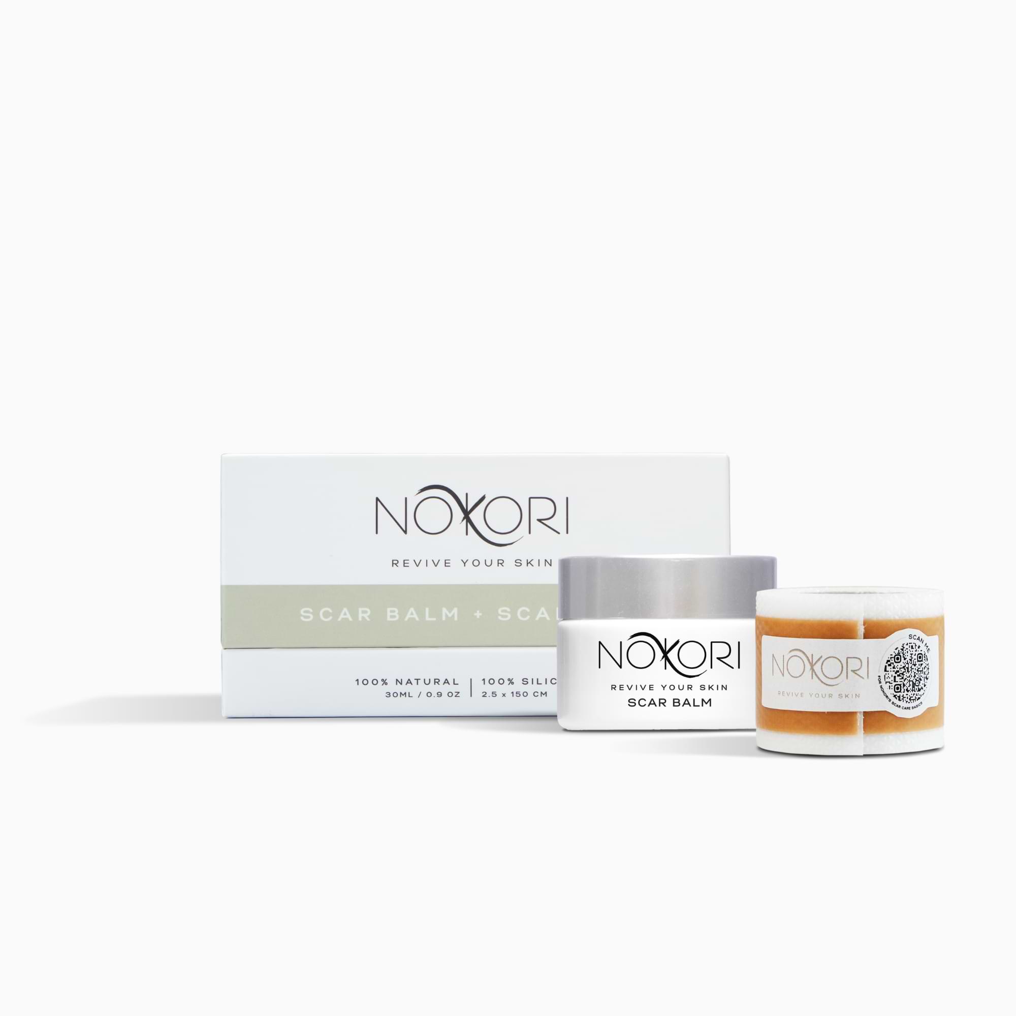 The Duo Kit | Scar Balm & Scar Tape for Post-Procedure Care – Nokori